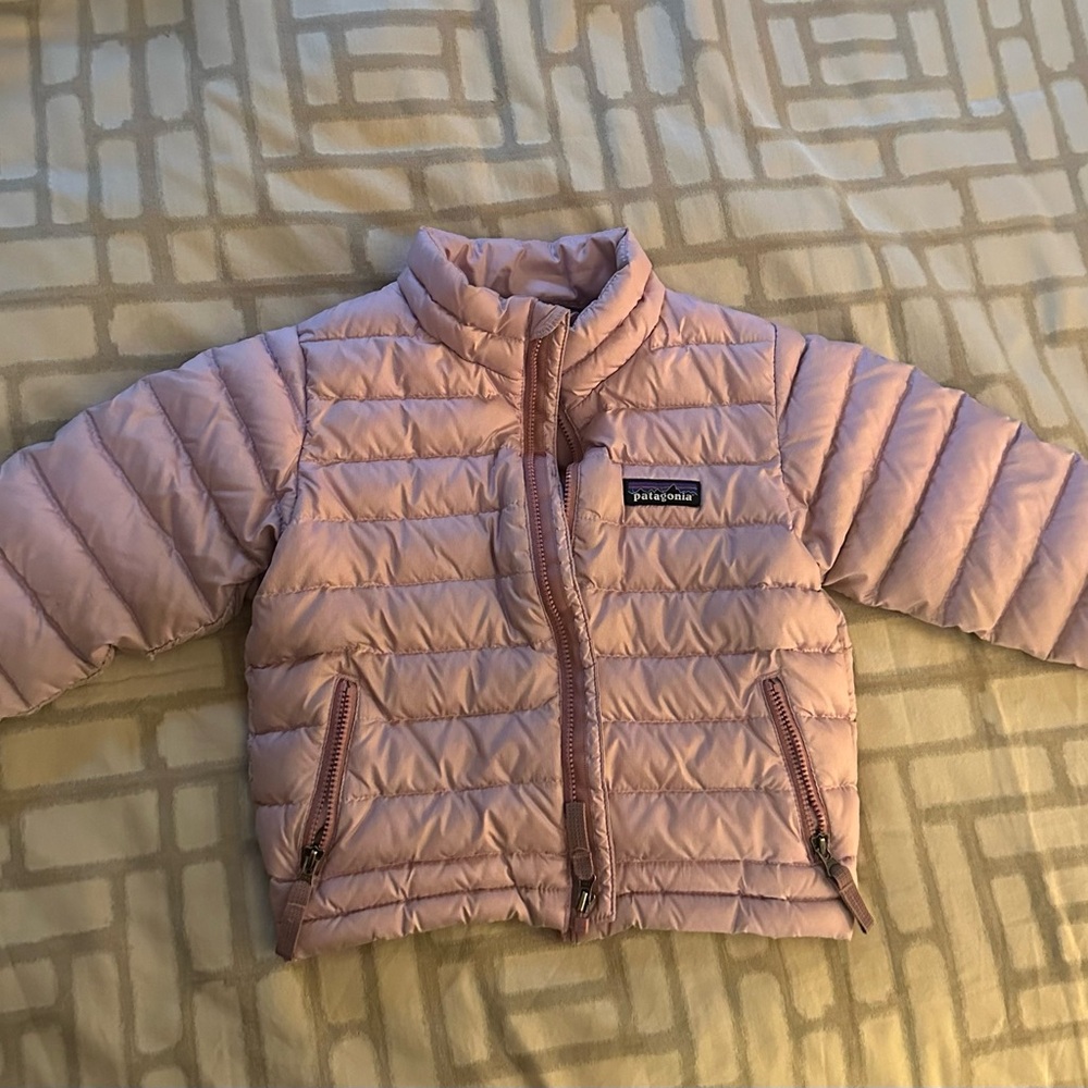 Patagonia Kids Light Pink Puffer Jacket